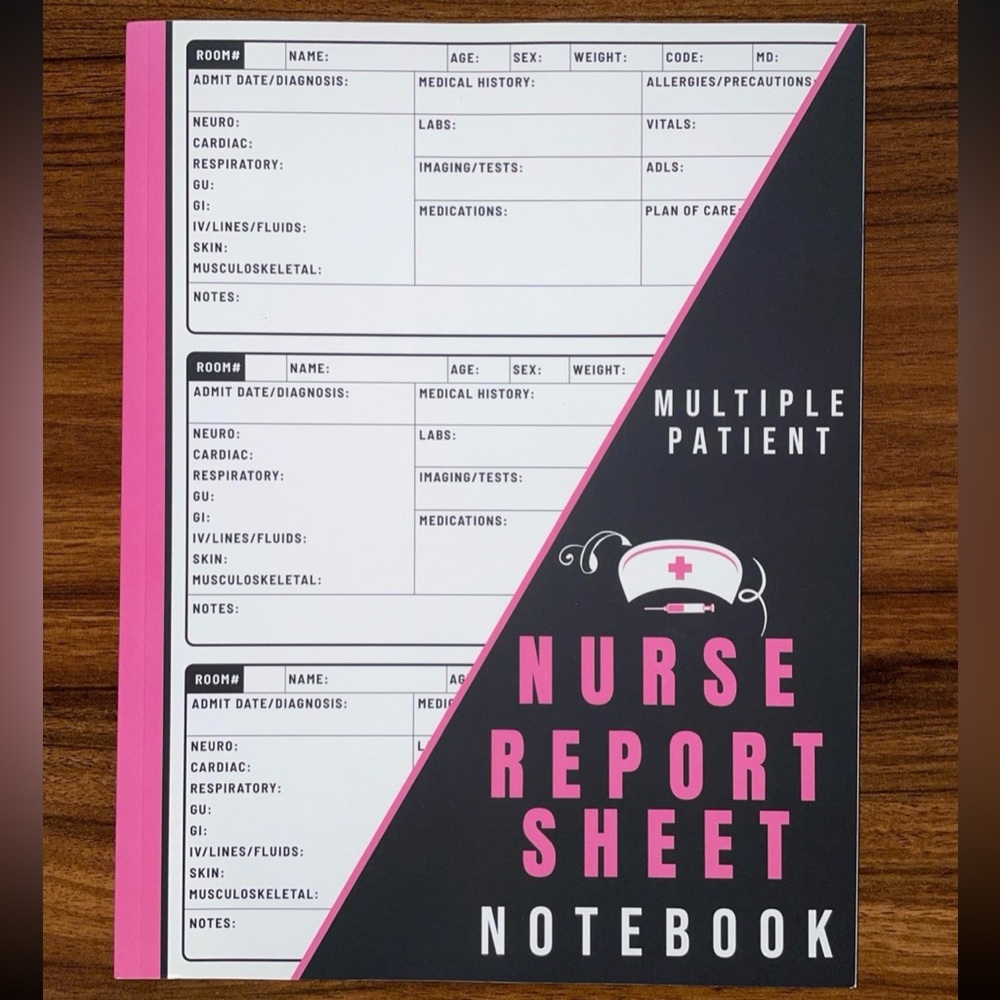 Unused Nurse Report Sheet (FINAL PRICE)